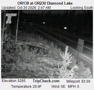 OR138 at OR230 Diamond Lake